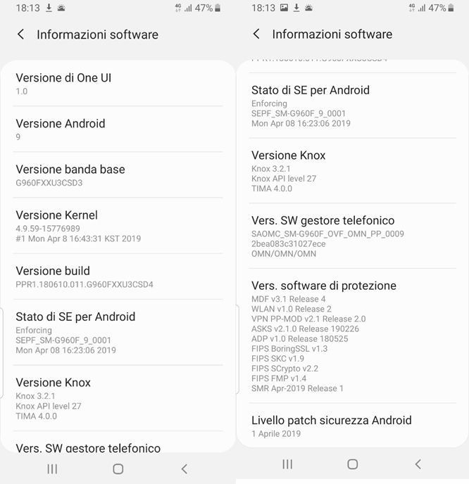 Galaxy S9 – menu VoLTE mancante - Samsung Community