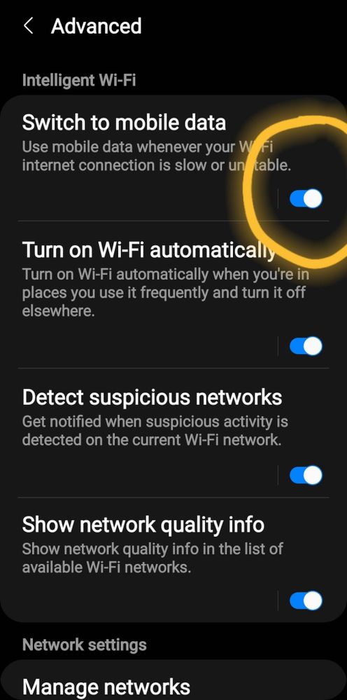 App WiFi problems - Samsung Community