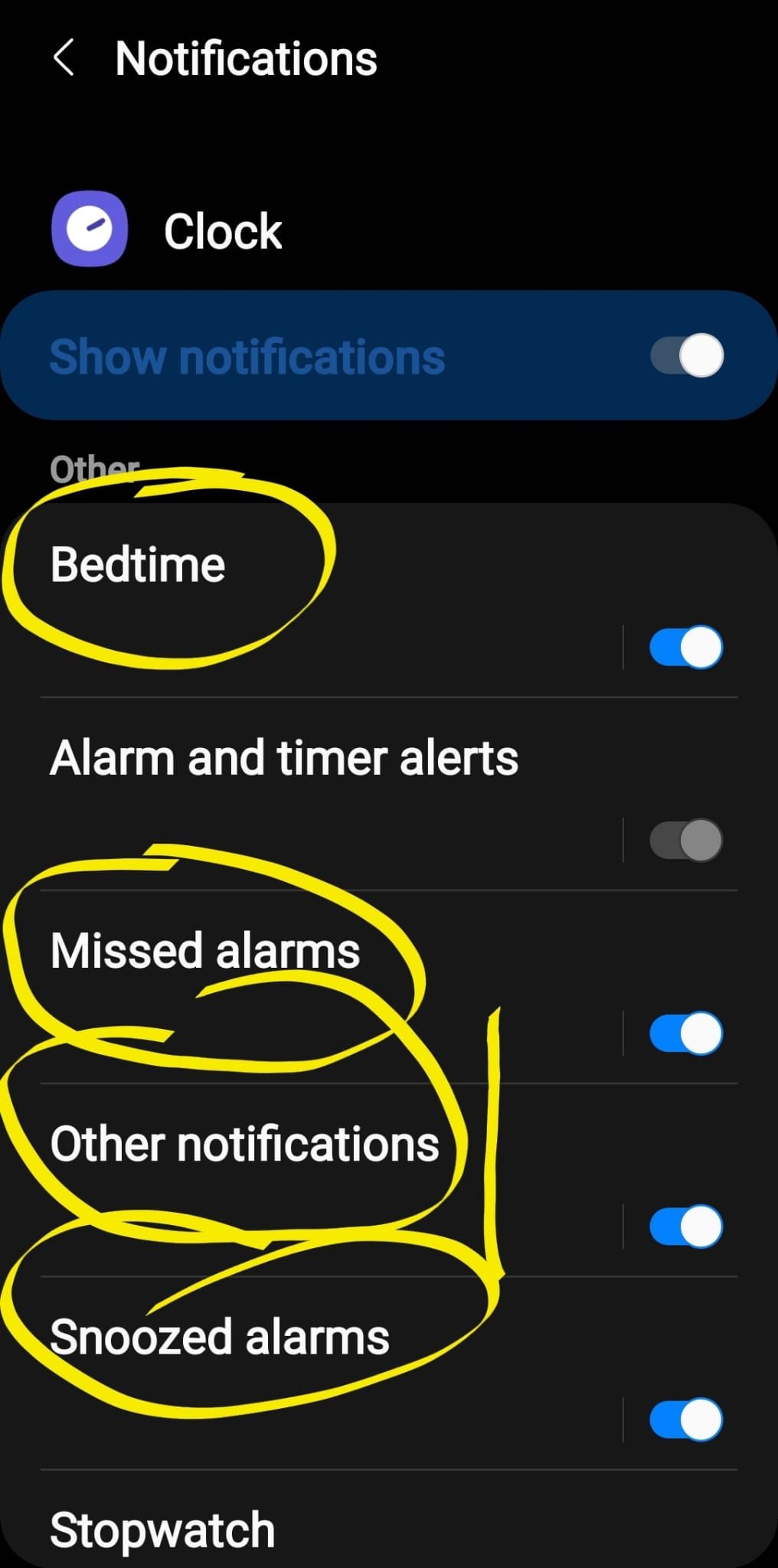 Failed alarms - Samsung Community