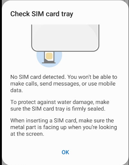 Solved: Check Sim Card Tray - S21 - Samsung Community