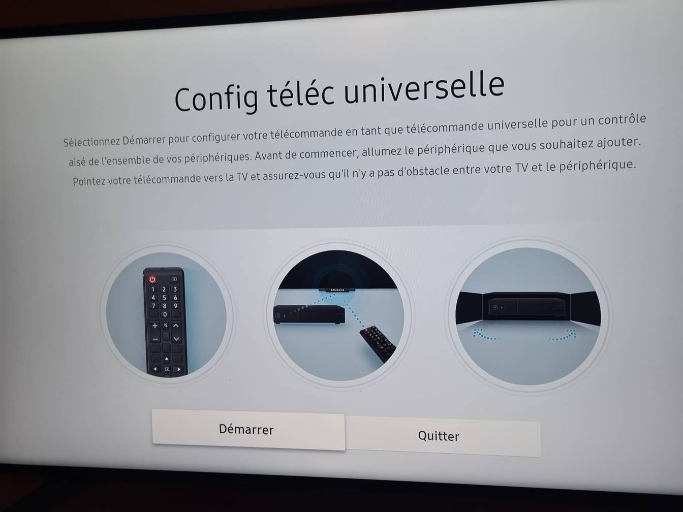 Résolu : Problème barre de son TV télécommande - Samsung Community