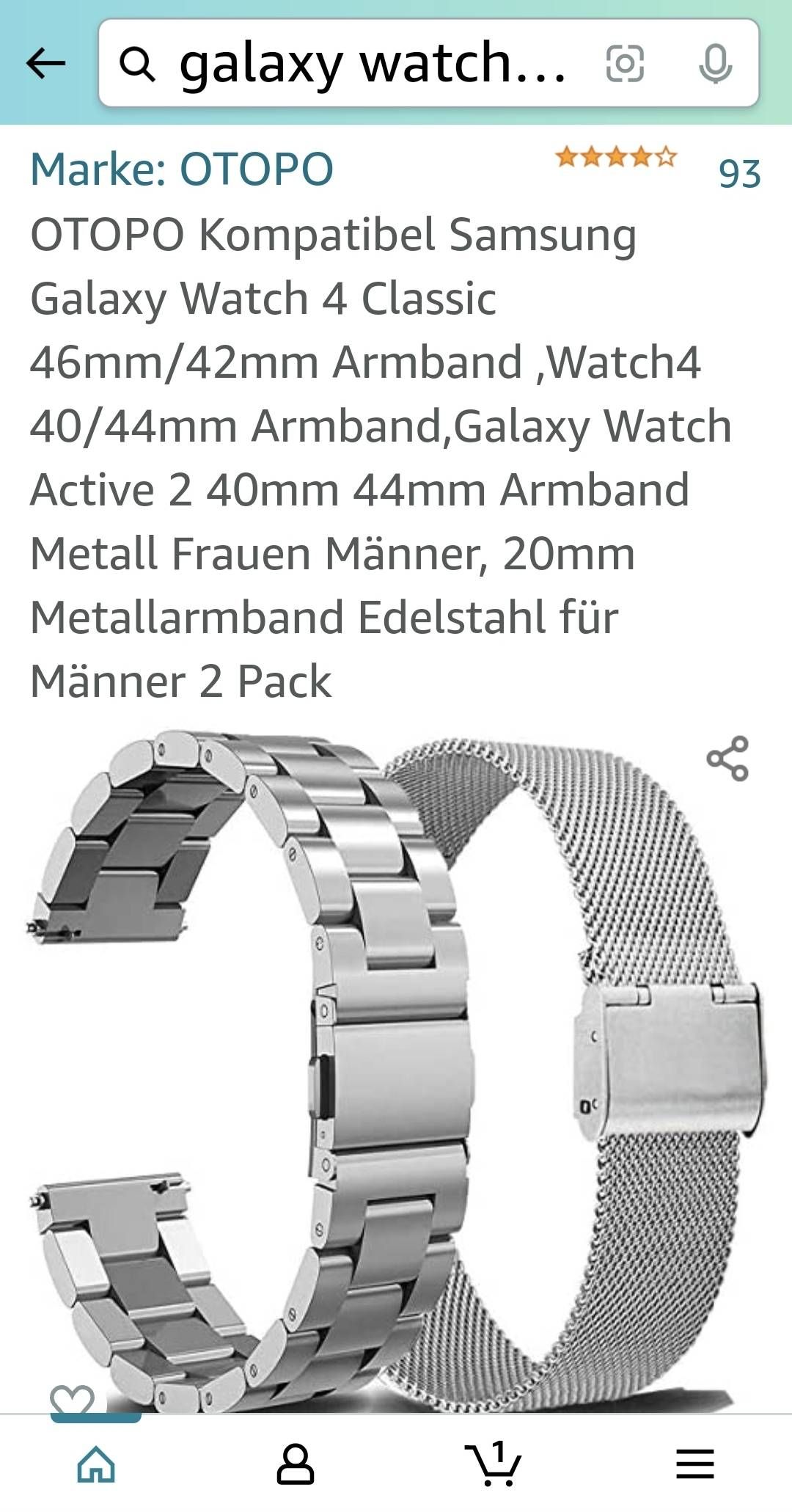 Armbänder für die Galaxy Watch 4 classic 46 mm LTE - Samsung Community