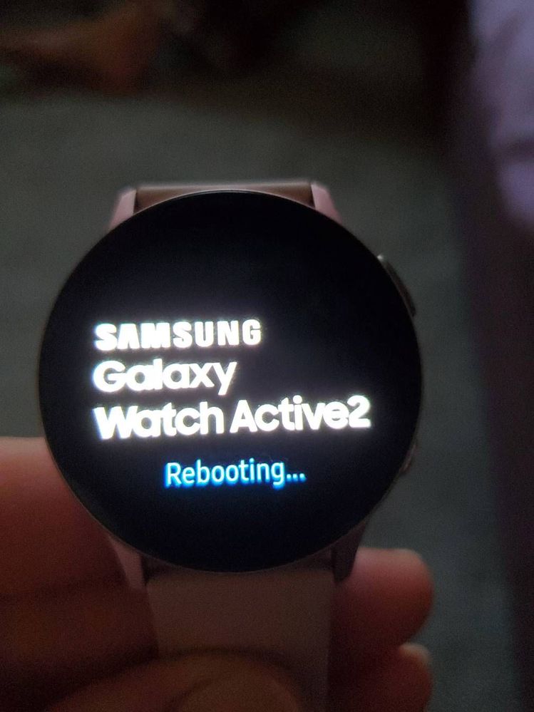 Samsung galaxy best sale watch active rebooting