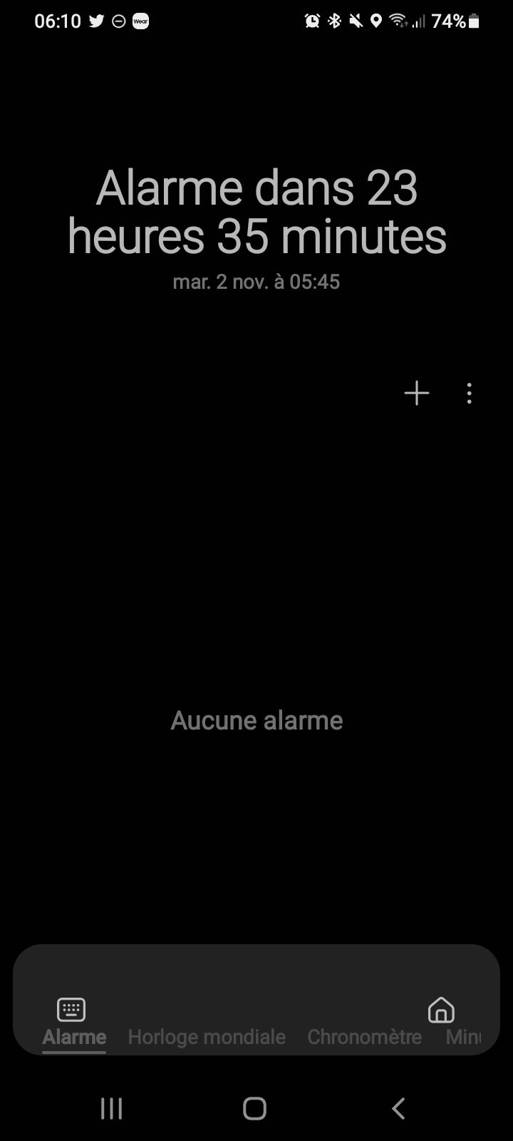 Résolu PROBLEME AVEC L'ALARME Samsung Community