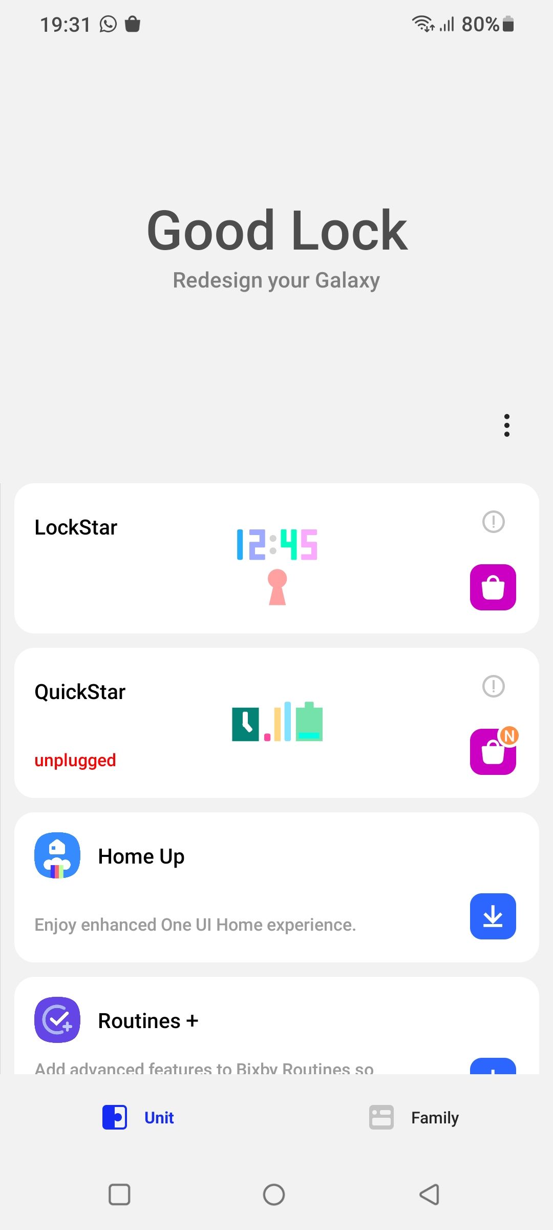 Good Lock Quickstar - Samsung Community