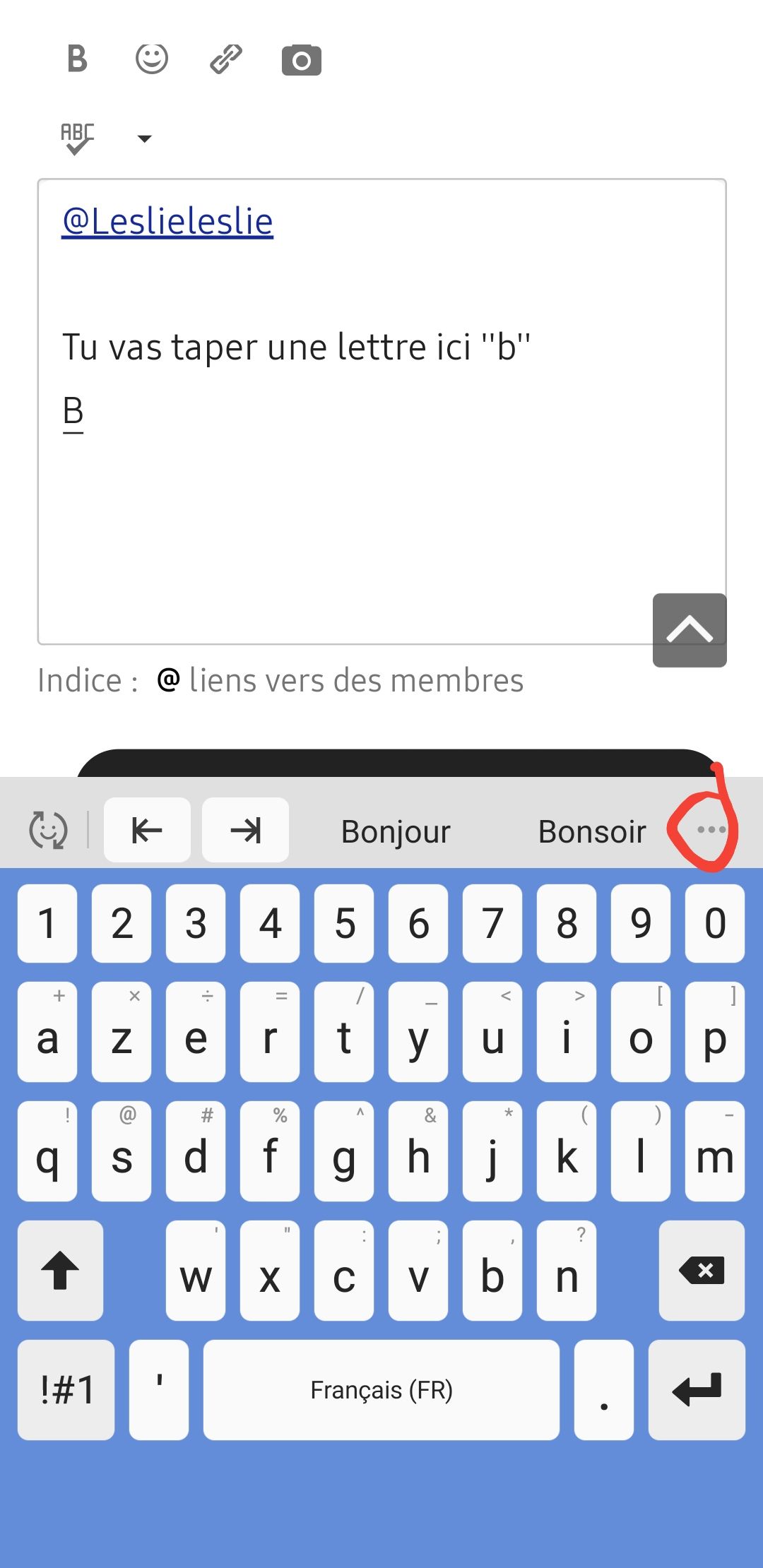 Afficher La Liste Des Mots Appris Du Clavier Samsung Community