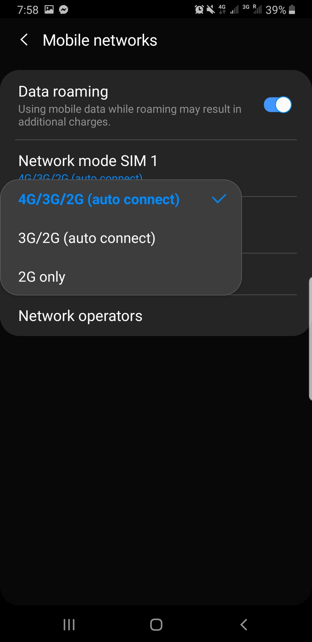 My Note 9 doesn't have option for 4g/LTE - Samsung Community