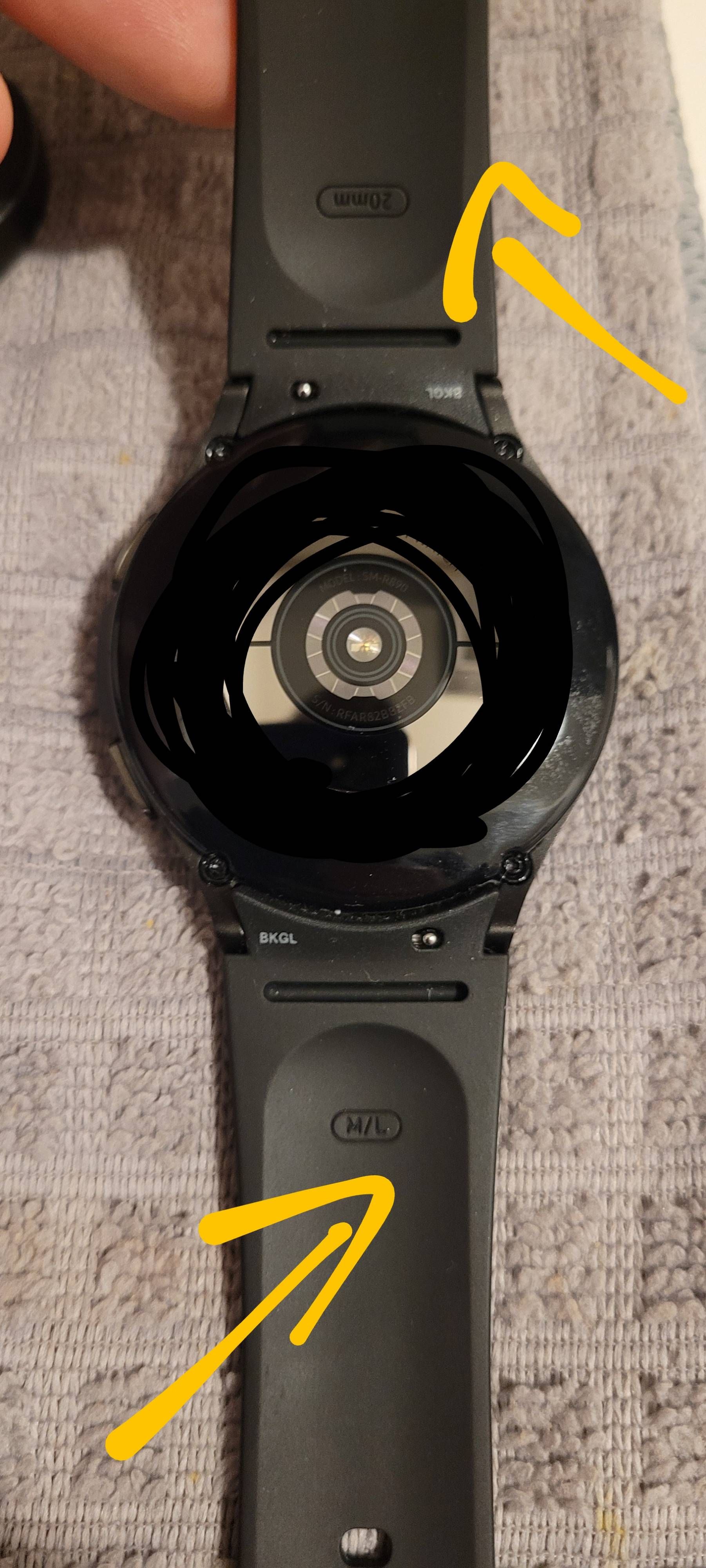 Cinturino orologio SAMSUNG GALAXY WATCH 4 44mm - Samsung Community