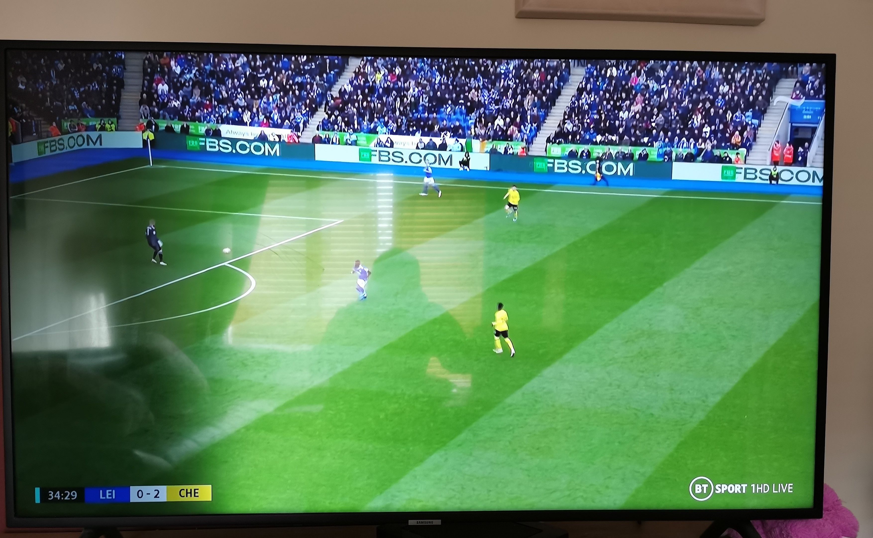 Dark shadow on left hand side of TV screen - Samsung Community