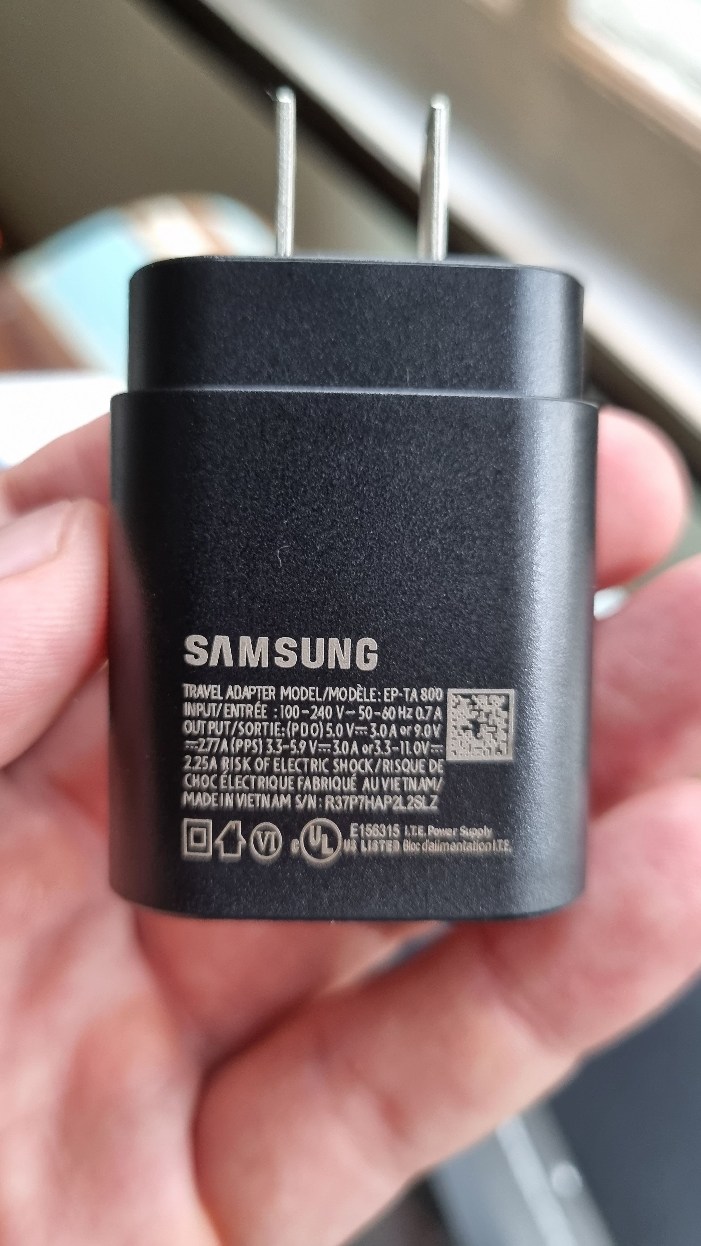 Samsung charger EP-TA800 25W fake???? Pls help! - Samsung Community