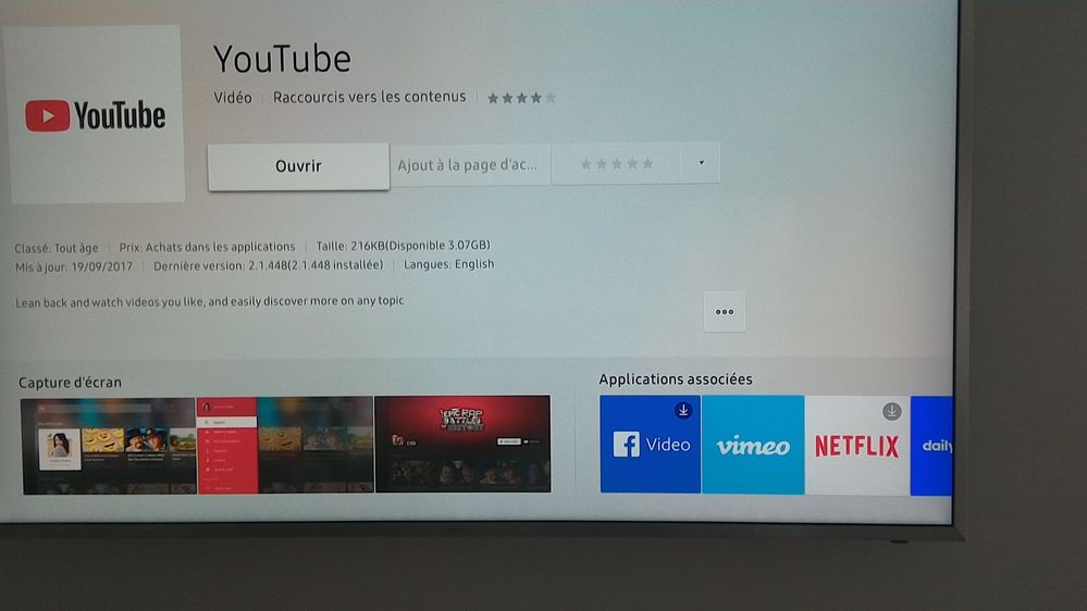 YouTube mis à jour tout seul