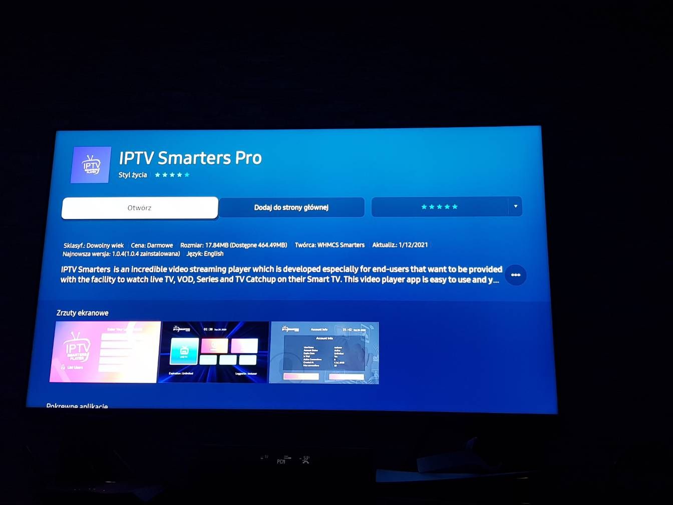 IPTV Smartes Pro - Samsung Community