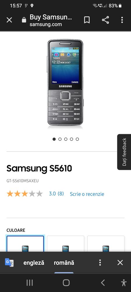 Samsung S5610 - Samsung Community