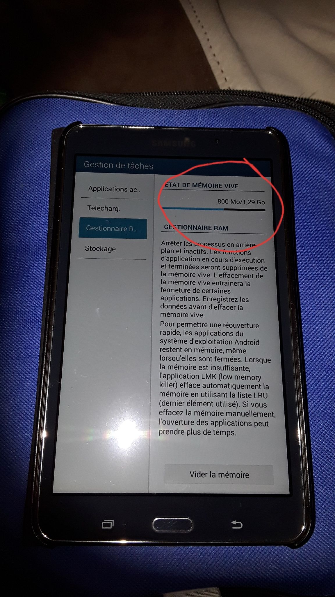 Résolu : tablette qui se bloque - Samsung Community
