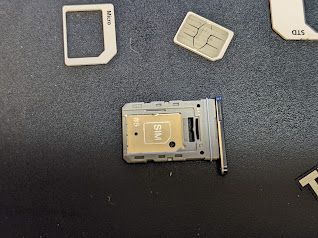 sim card tray stuck