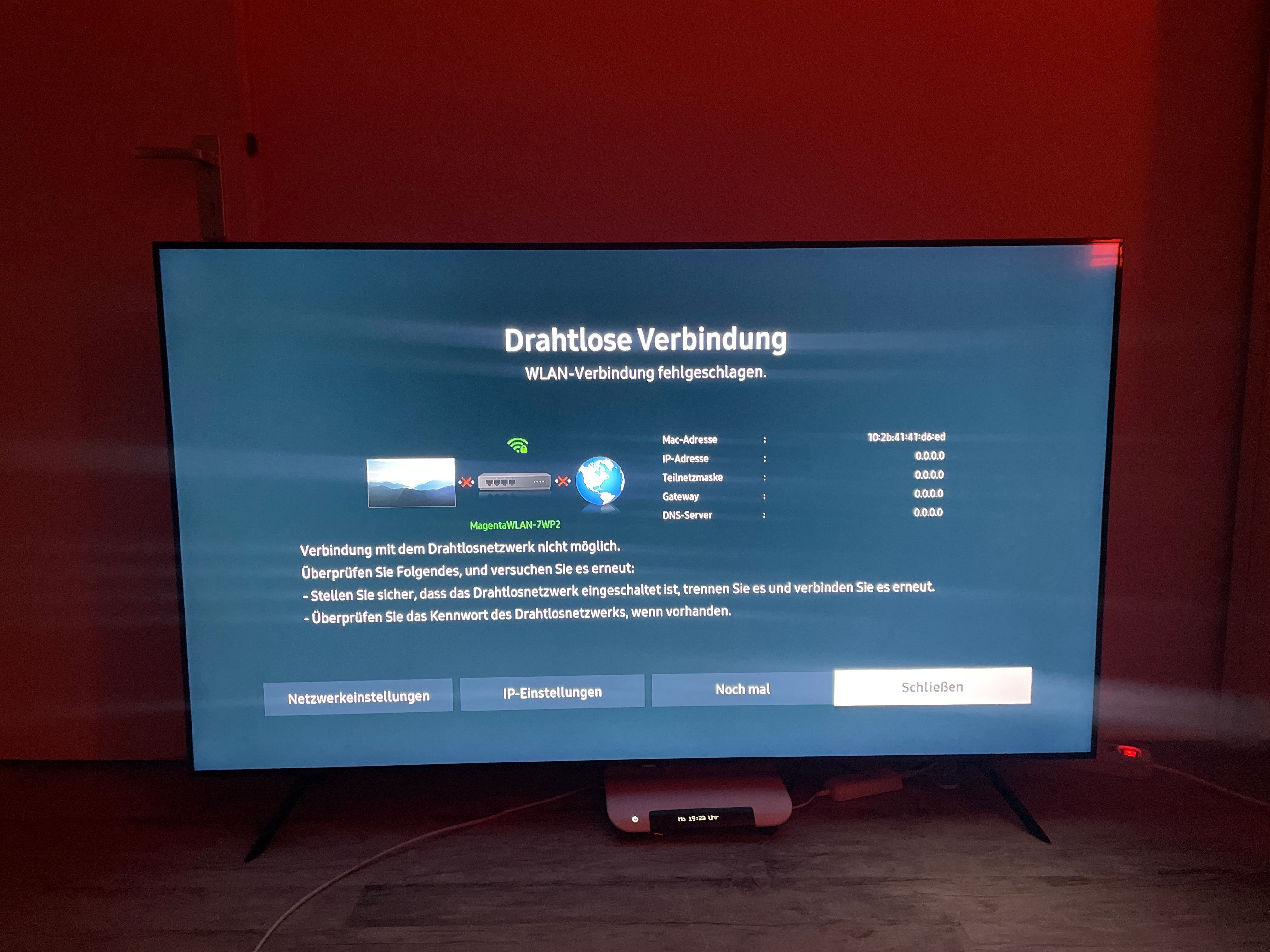 QLED TV verbindet sich nur mit WPS - Samsung Community