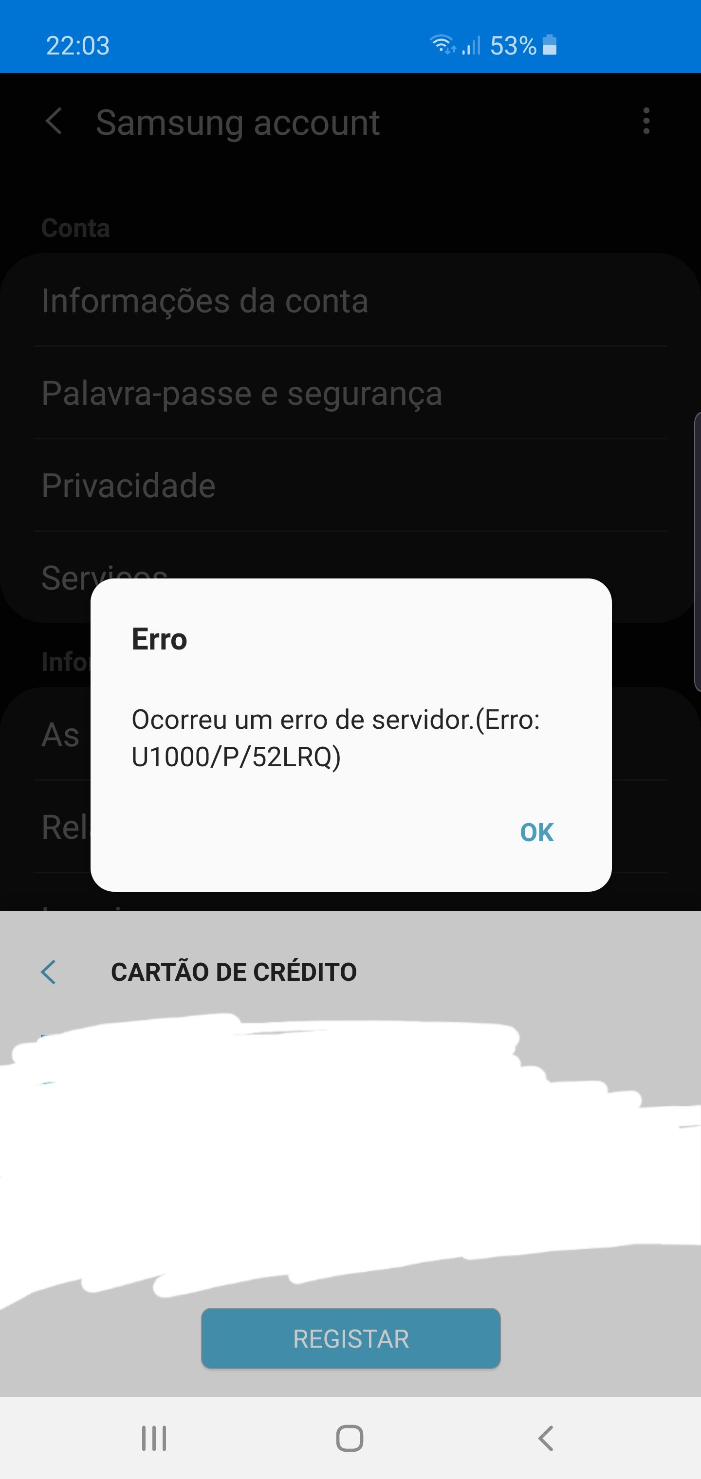 Codigo De Erro 27 Cartão De Credito - Compartilhar Cartão