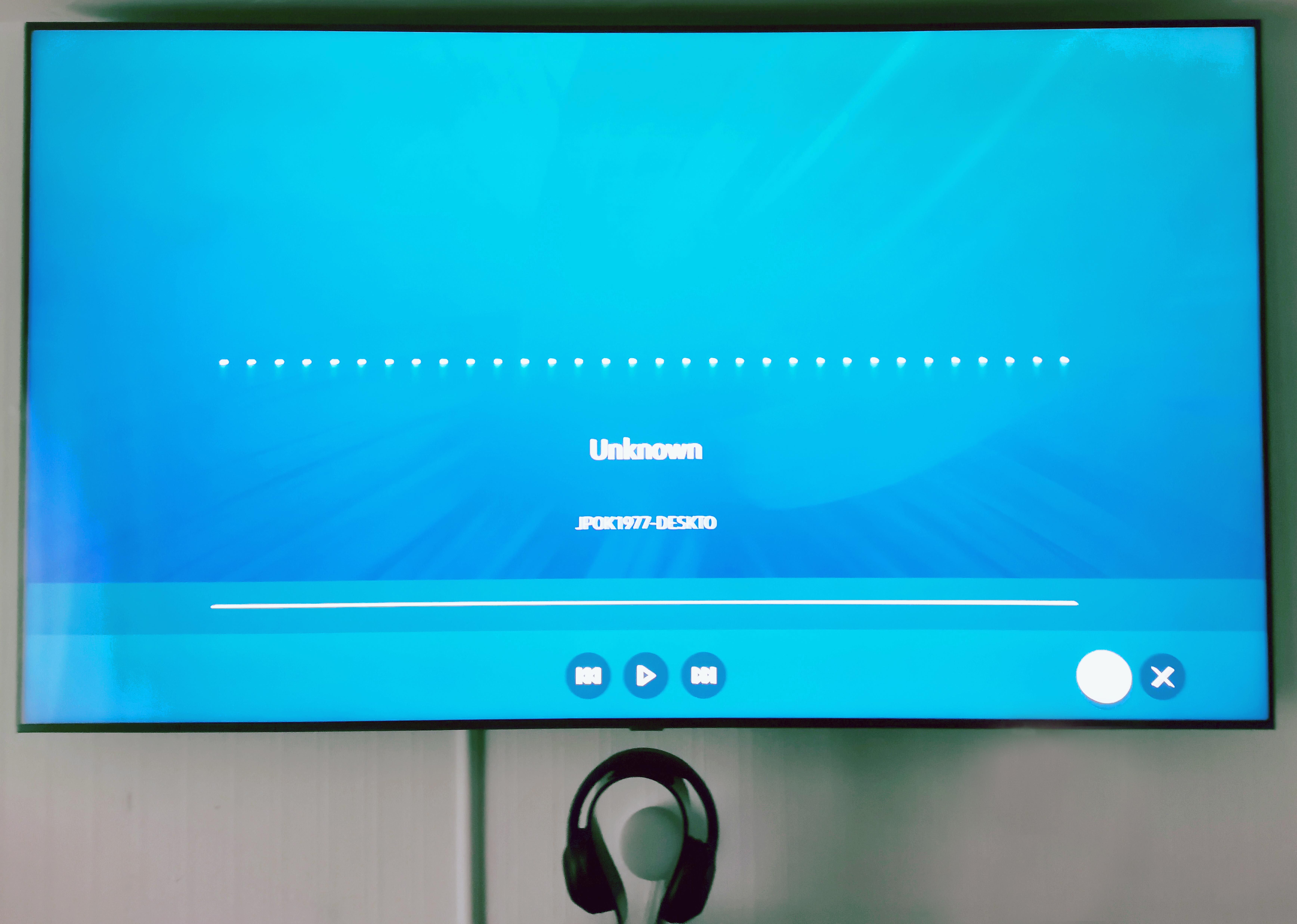 Solved How to stop the Samsung media player screen loading when I