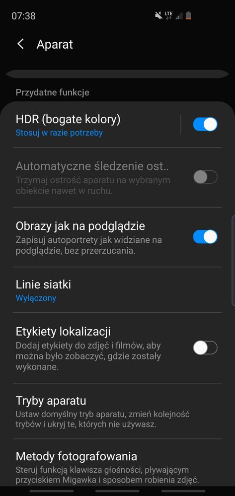 Chodzi o automatyczne sledzenie ostrosci