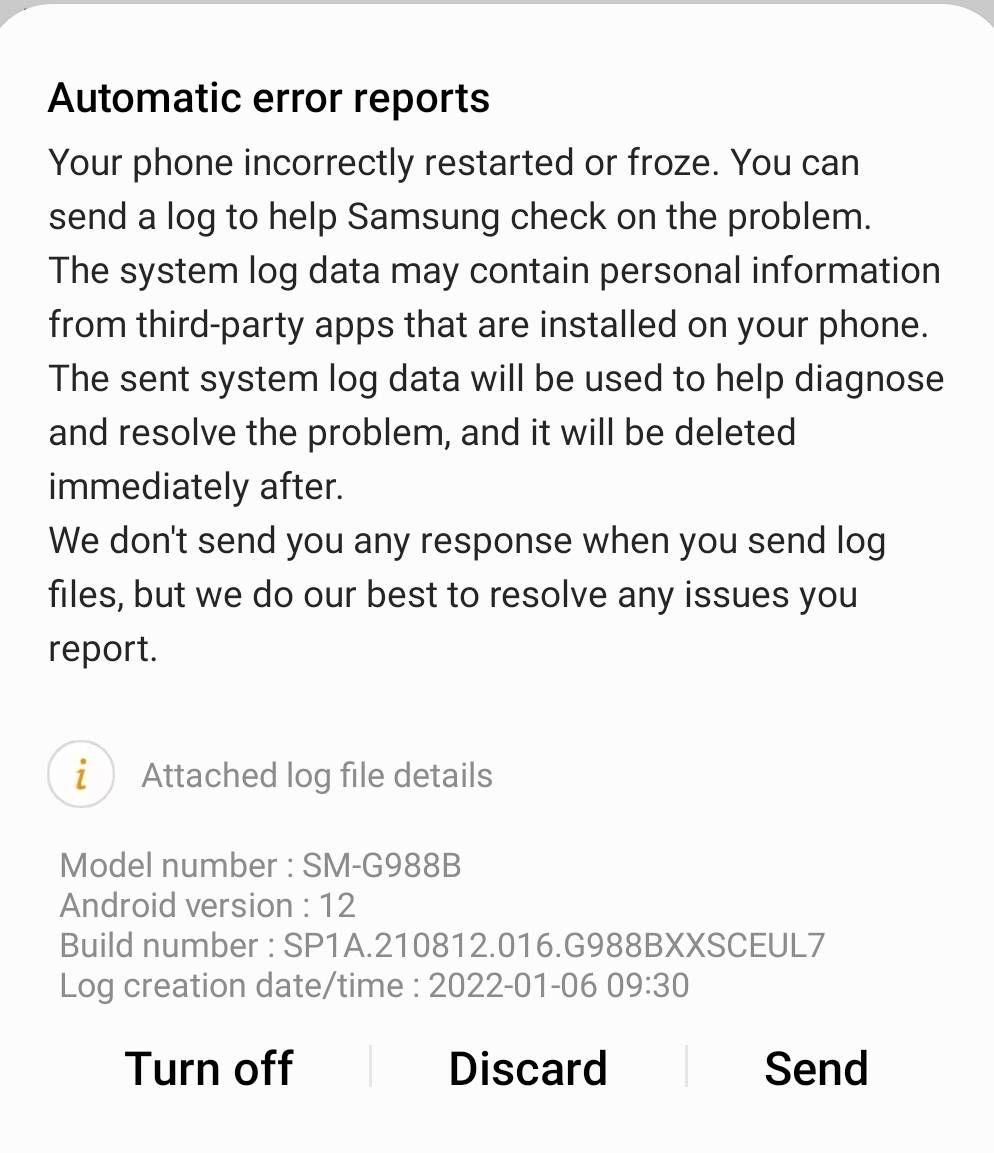 S20 Ultra freezing / restarting after Android 12 - Samsung Community