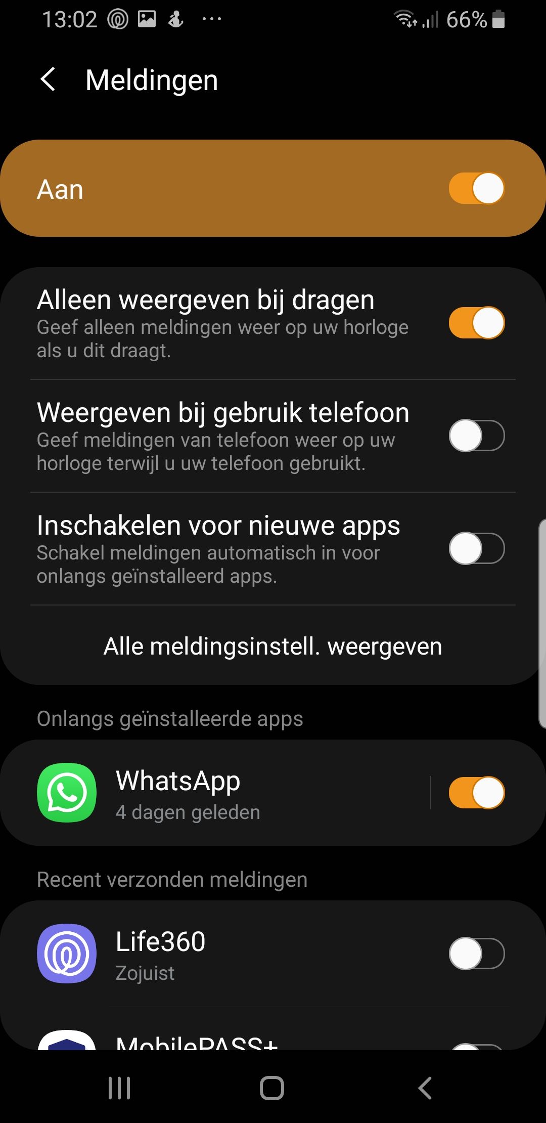 Opgelost WhatsApp meldingen op Samsung Galaxy Watch Pagina 8 Samsung Community