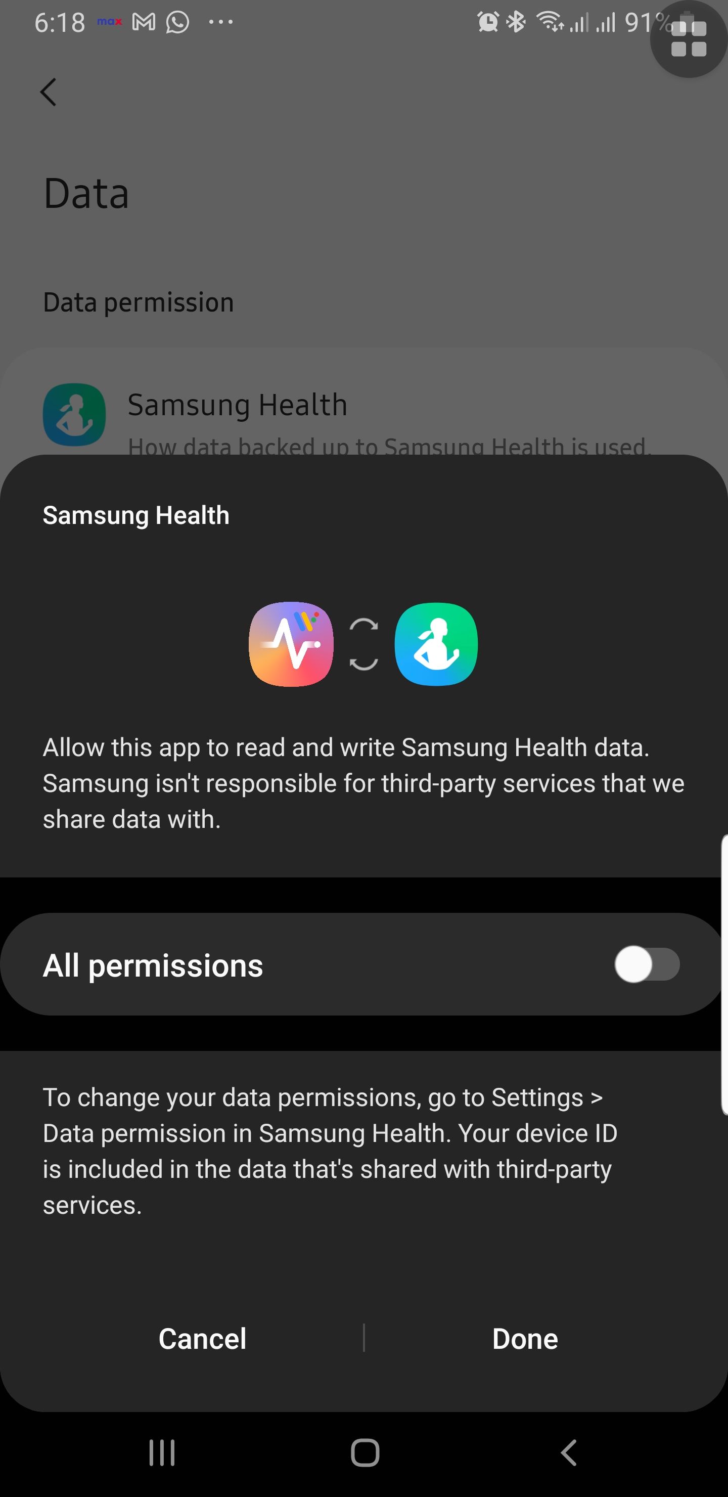 How to sync health data from Samsung Health to HealthifyMe - Quora