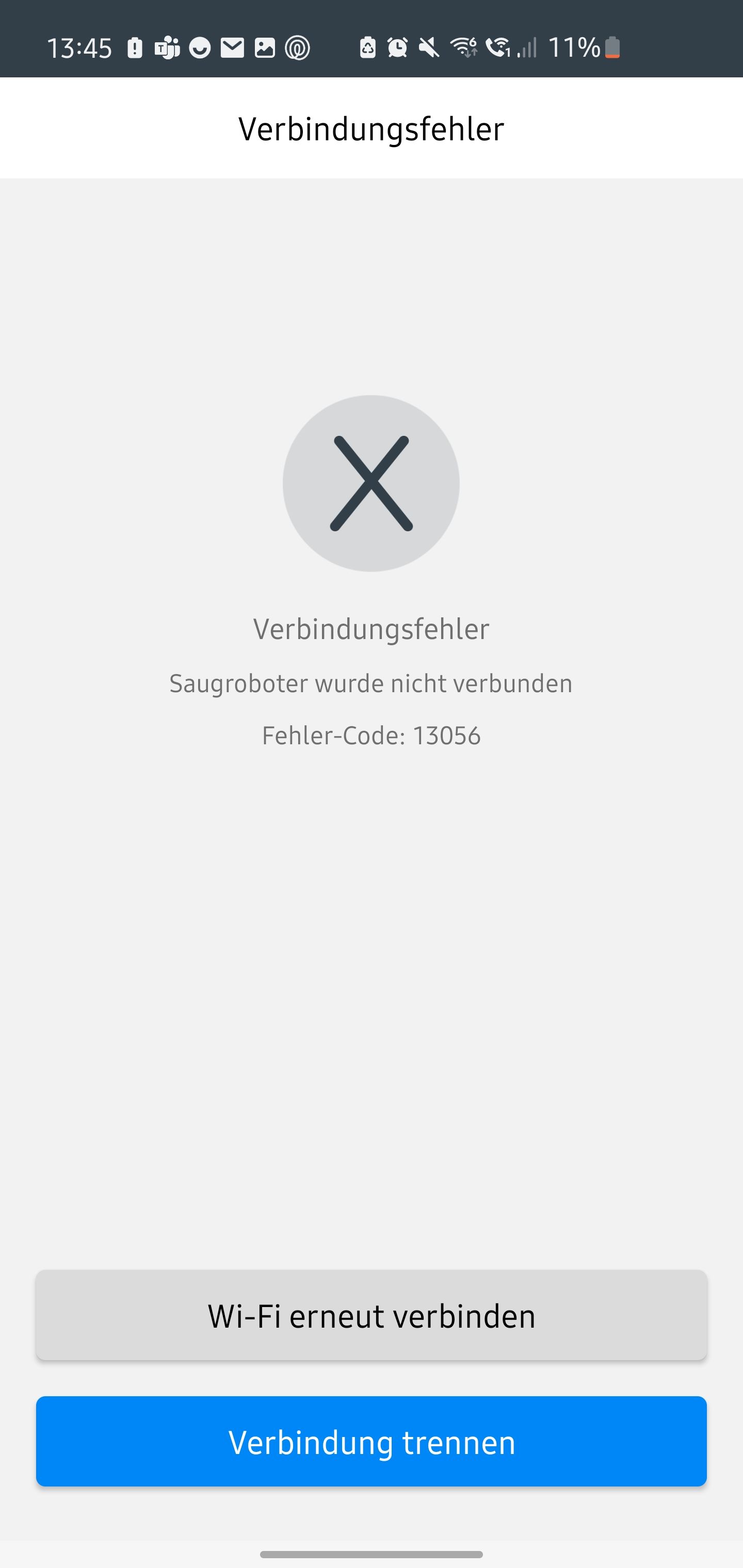 PowerbotE verbindet sich nicht mit dem WLAN Samsung Community