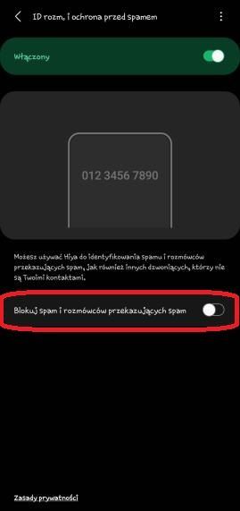 Blokowanie sms SPAMu - Samsung Community