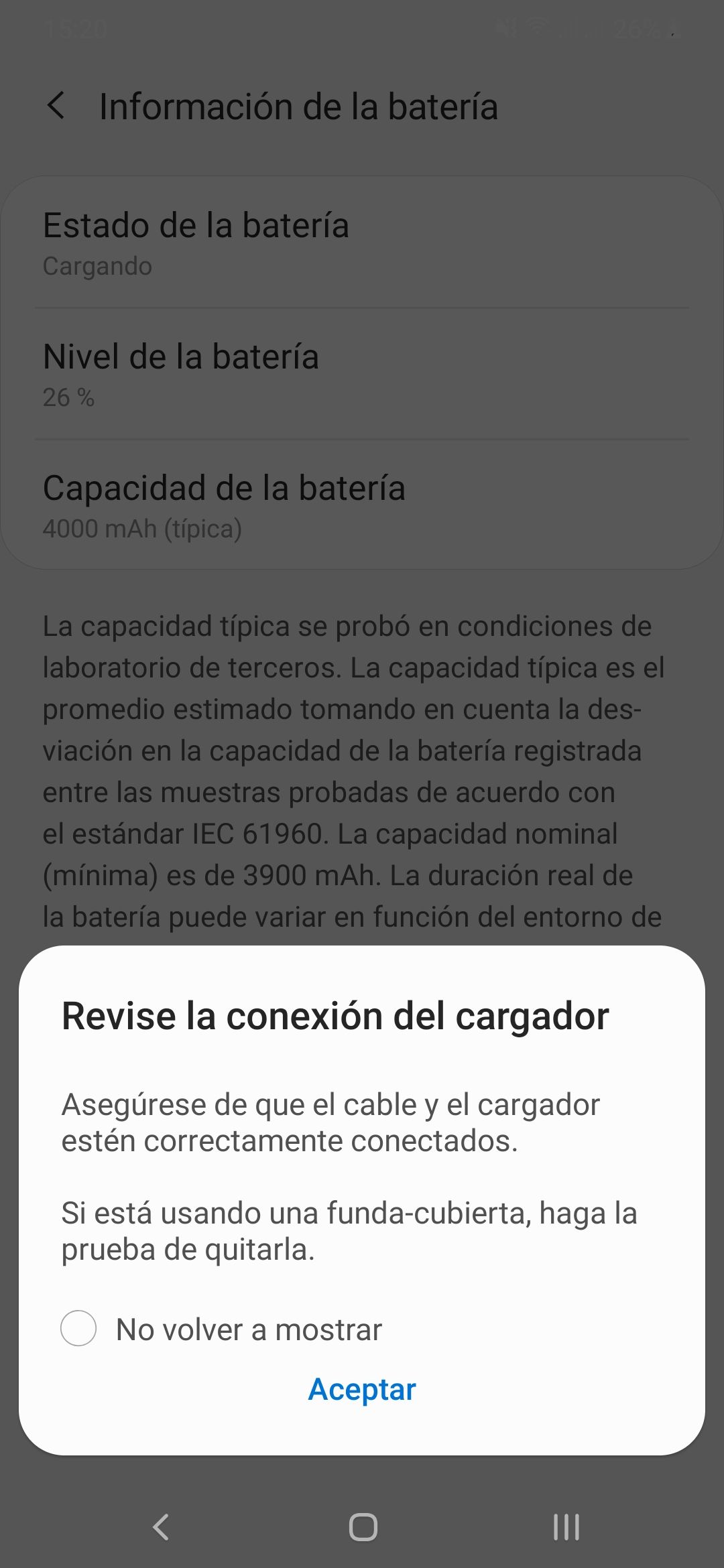 Solucionado: Galaxy A30, Revise la conexión del cargador. - Samsung  Community