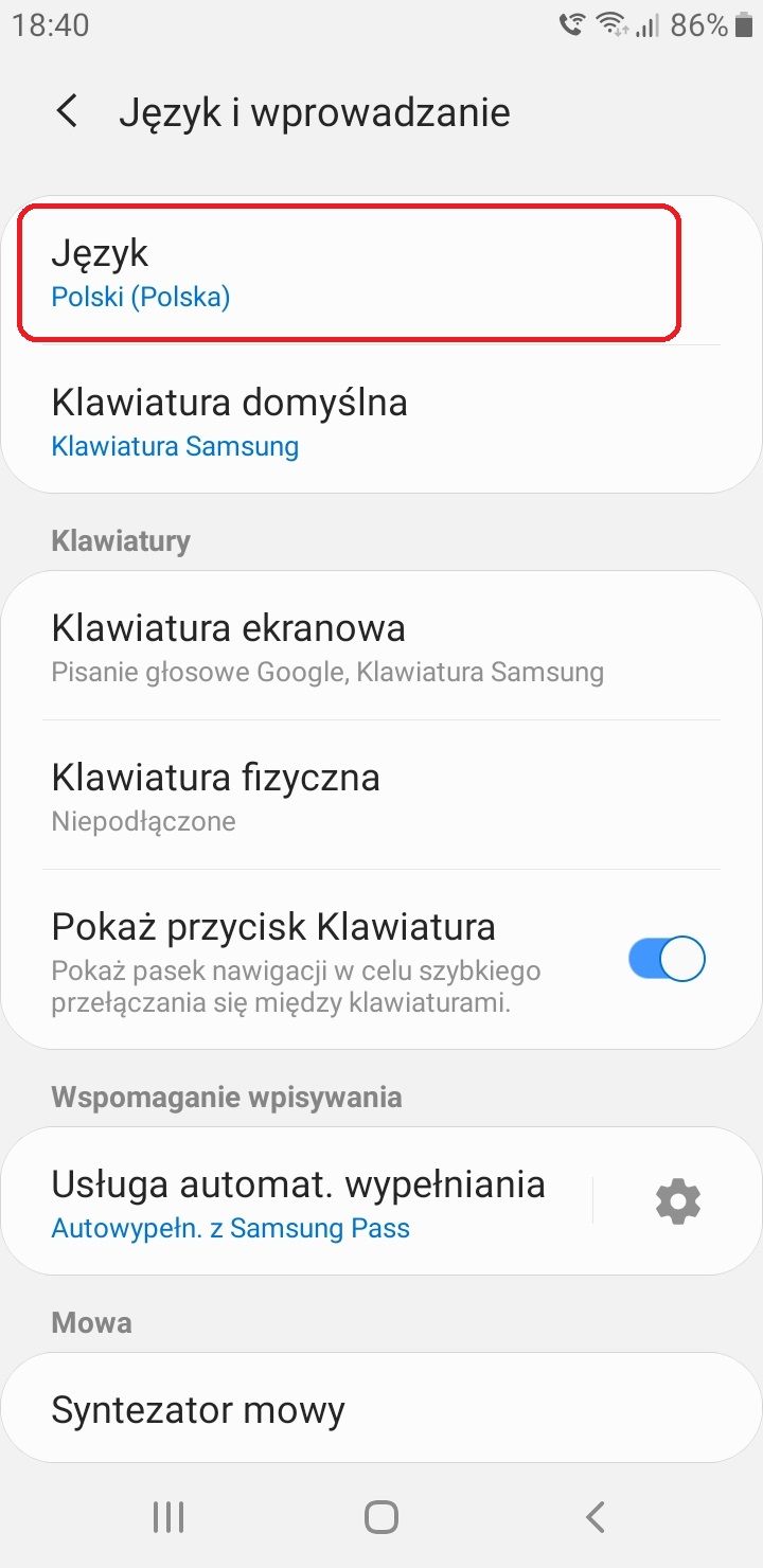 Jak dodać obsługę innych języków do klawiatury? - Samsung Community