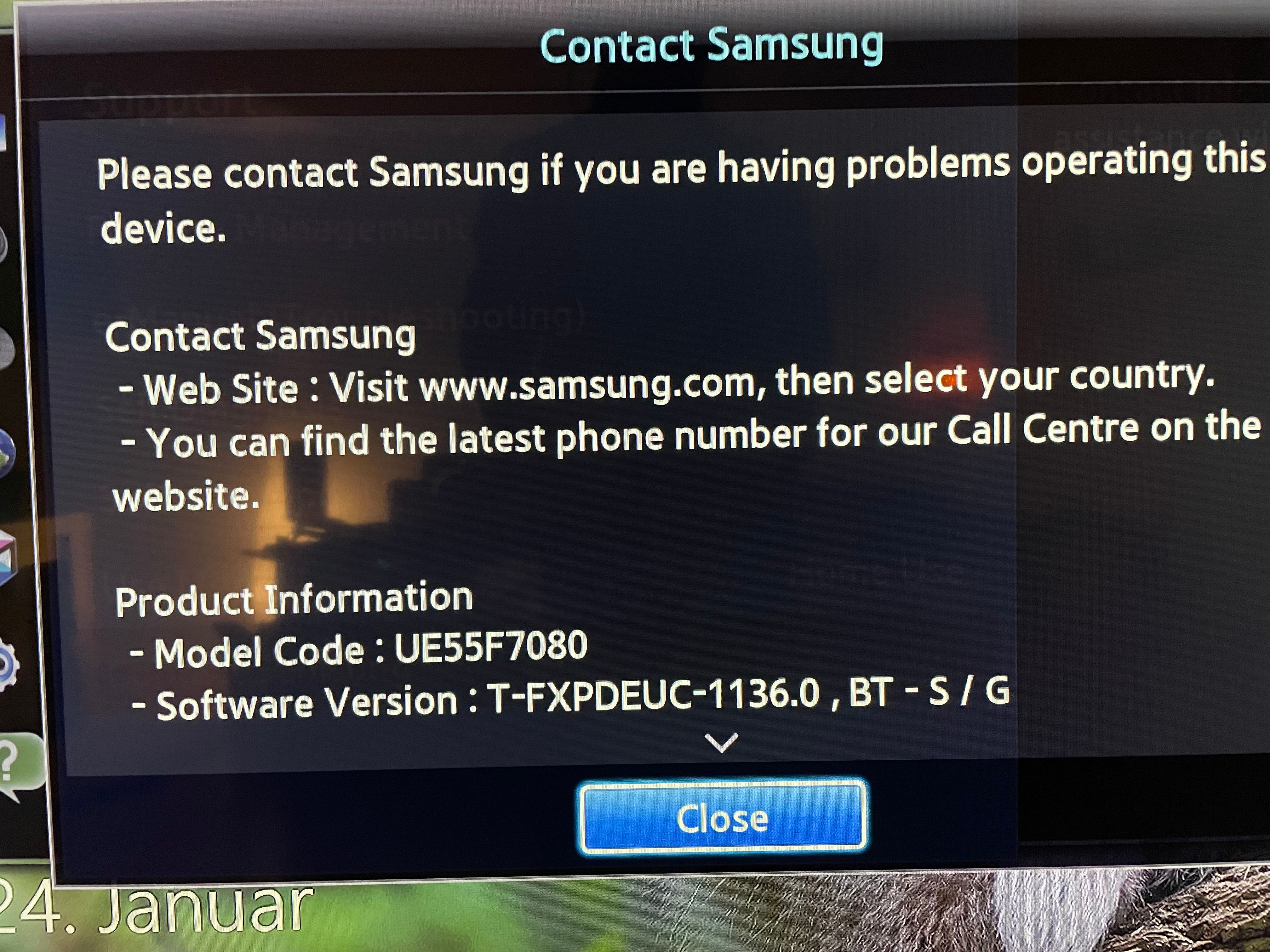 Solved Smart hub causes TV to restart 2013 Smart TV models (UExxFxxxx) Page 4 Samsung