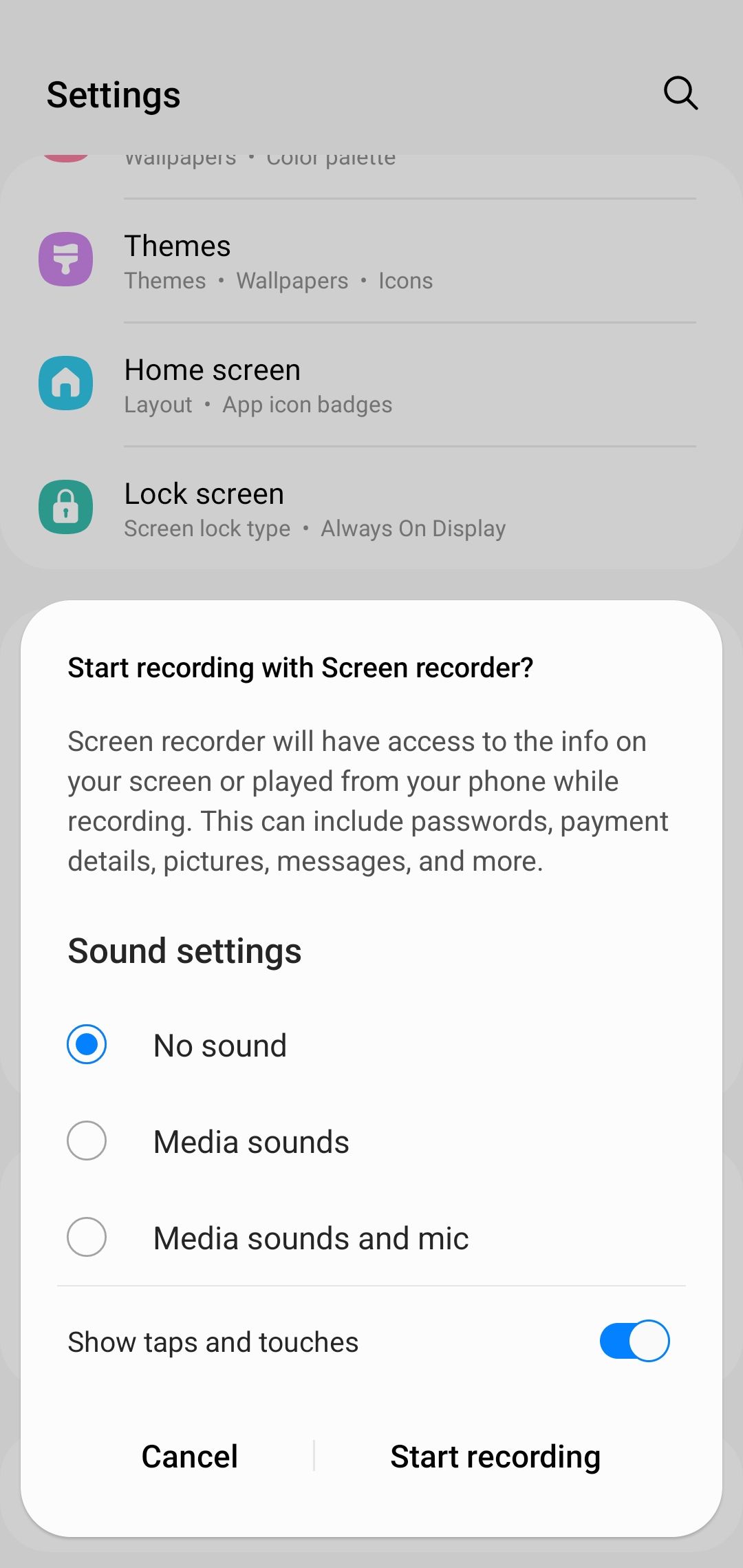 Screen Recording Fails on Samsung S21 (Android 12) - Samsung Community