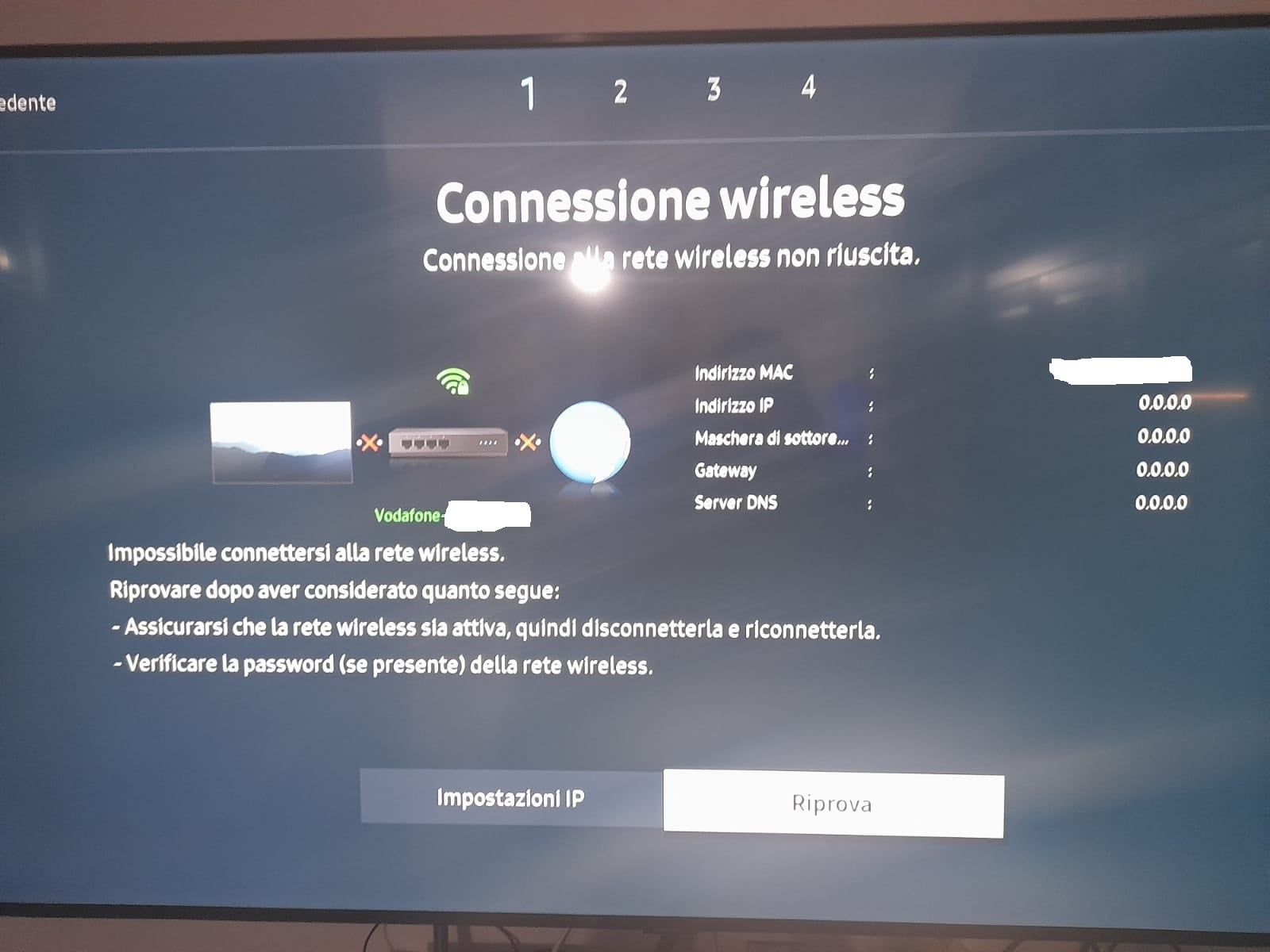 Problema con Wireless e Smart tv - Samsung Community